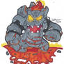 Lava Golem Bowser