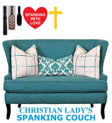 Christian Lady's Spanking Couch