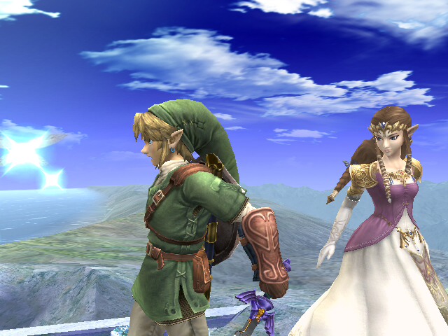 Zelda, Link and Navi 1