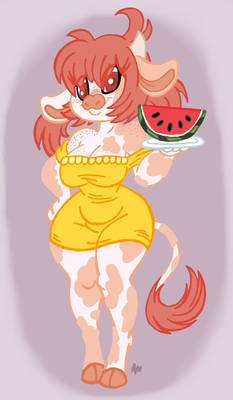 Eating watermelons is refreshing !