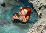 Mermaid Audrey at the Spa by sirenabonita