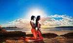 Mermaids Johannie and Leeann by sirenabonita