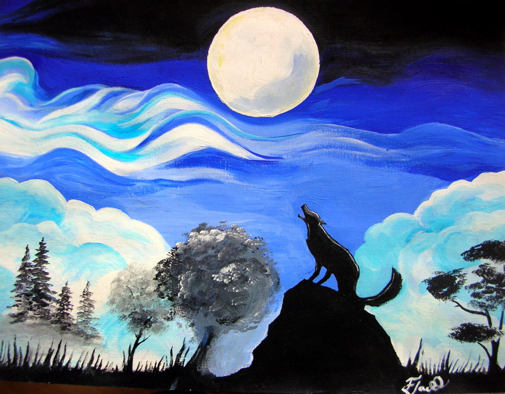 Heulender Wolf By Ziskaja On Deviantart