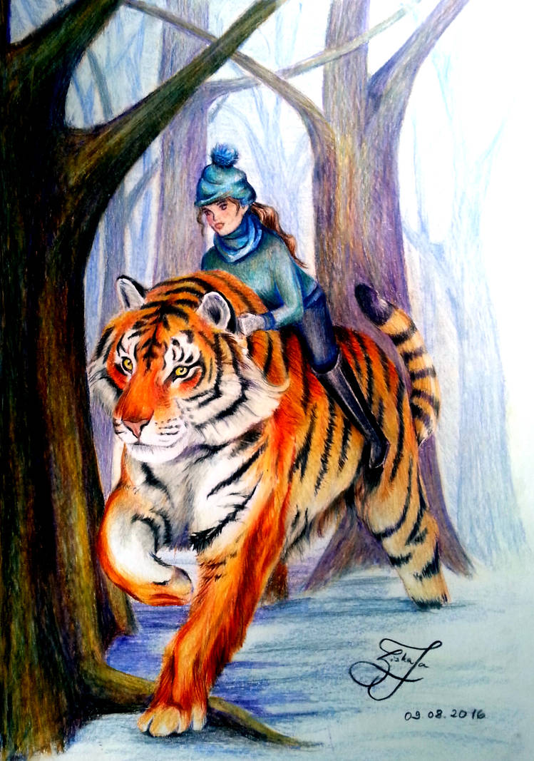 Tiger-rider by ZiskaJa on DeviantArt