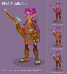 Gnome Artificer, Phifi Fiddlefen