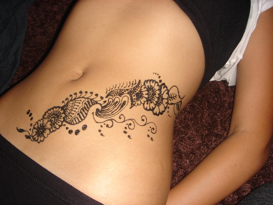 Henna on Belly