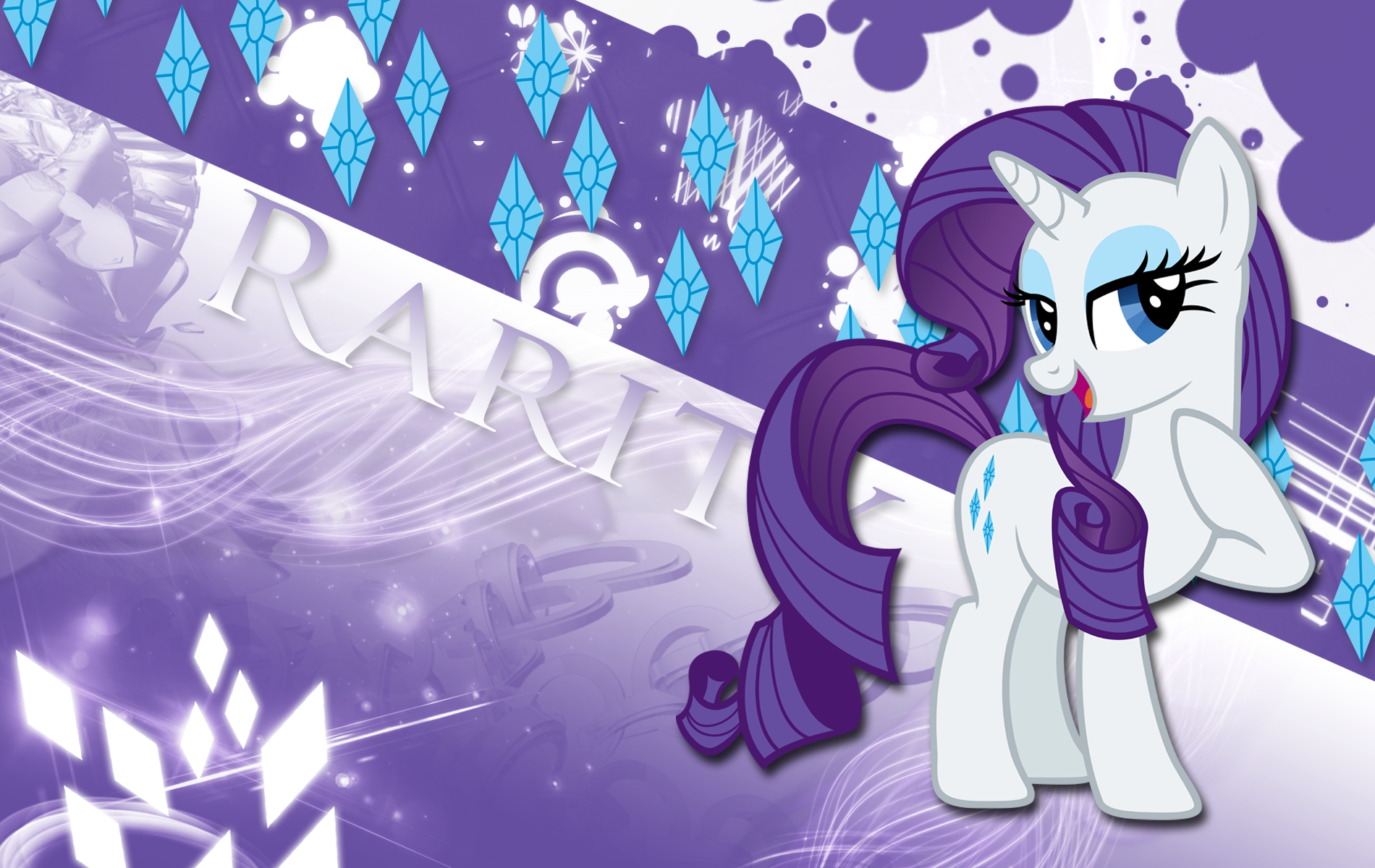 Rarity Generosity Wallpaper