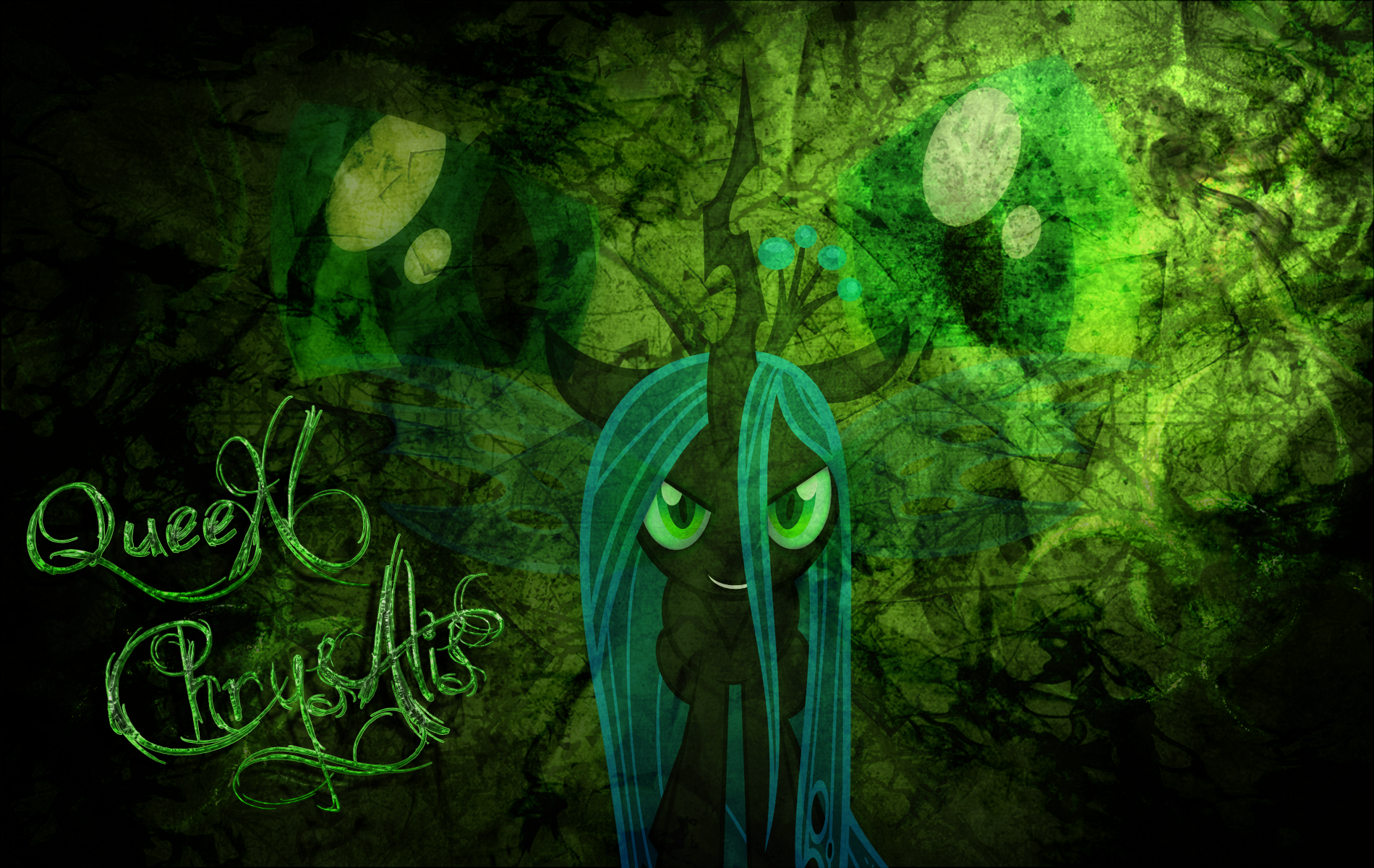 Queen Chrysalis is watching you Wallpaper