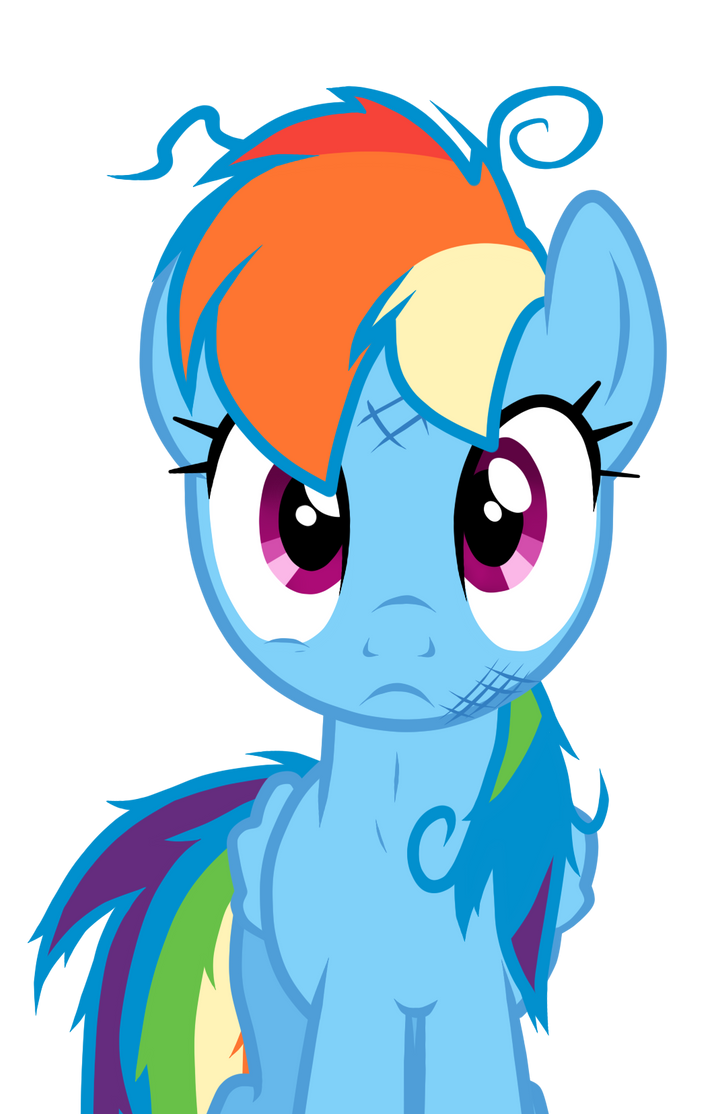 Rainbow Dash Blank Expression