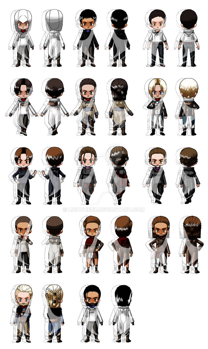 Assassin's Creed Modern Day Uniforms by Lichtherz on DeviantArt