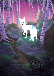 Kitsune in the forest