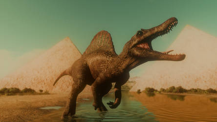 Spinosaurus in the Nile