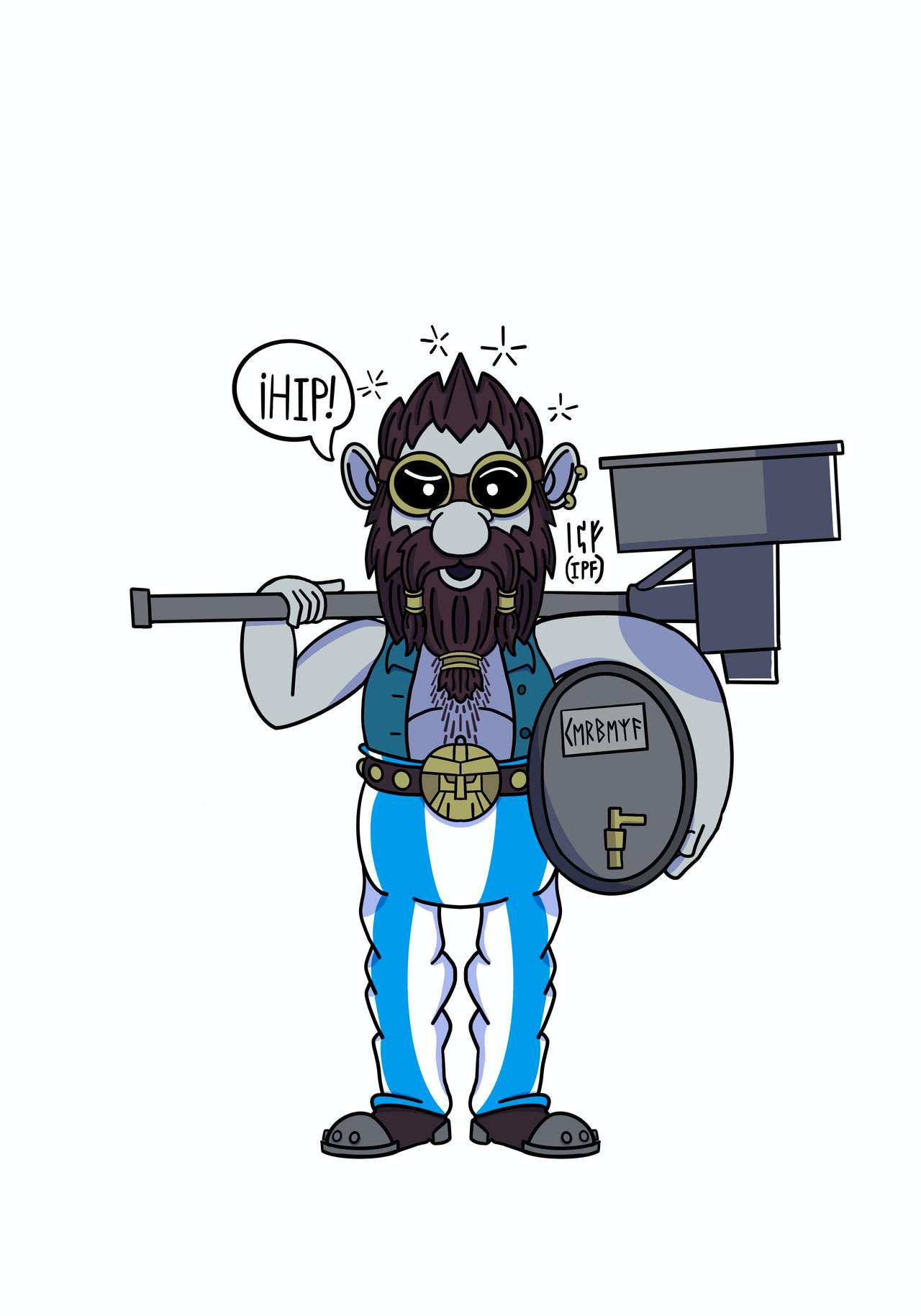 Duergar brewmaster / Maestro cervecero duergar by The0utlander2005 on