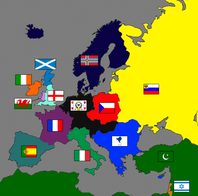 Alternate Map of Europe by ccccsrbin on DeviantArt