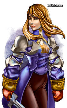 Retro Lady with Big Weapons: Lady Agrias Oaks