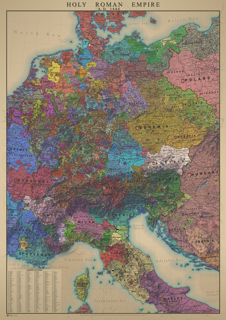 Holy Roman Empire 1444 Classic style redesign