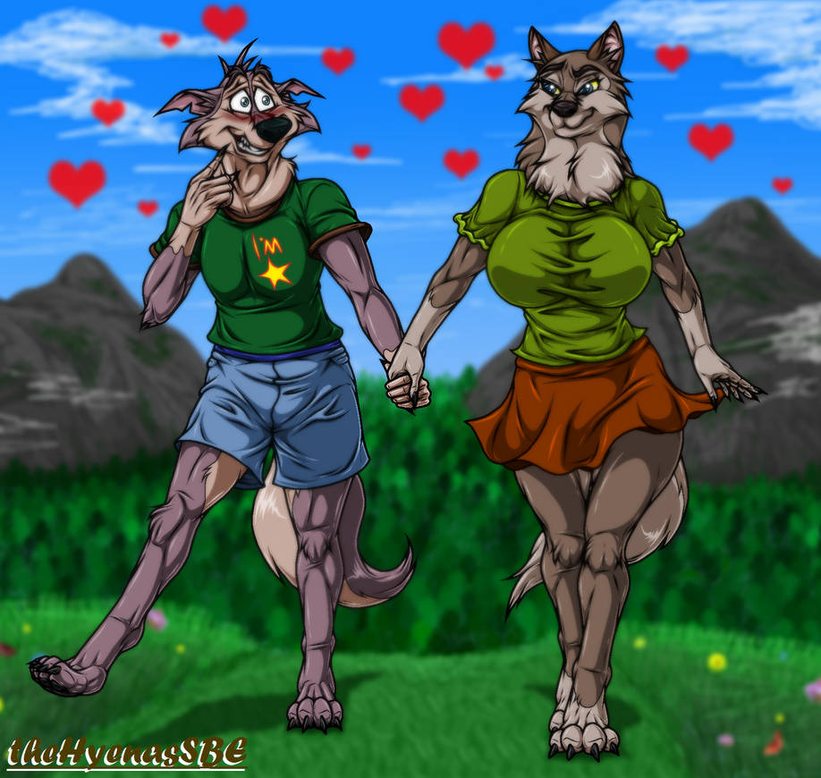 Aleu And Star Together by AnthroArtCreations on DeviantArt