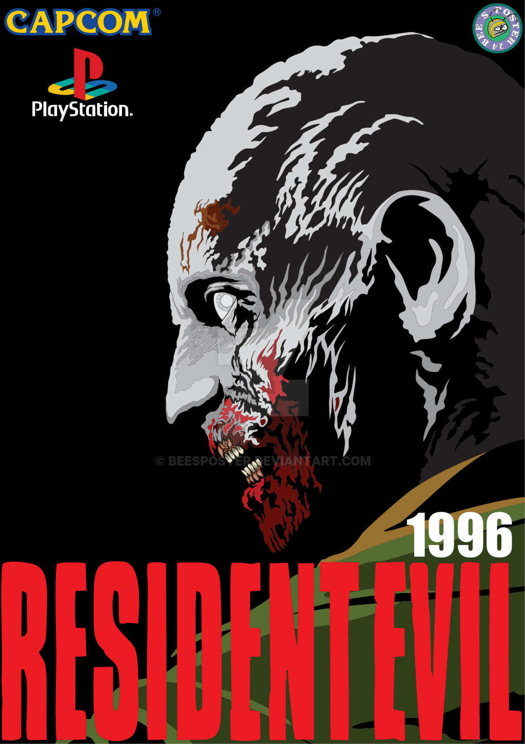 Deviantart 1996 Resident evil 1996 by BeesPoster on DeviantArt