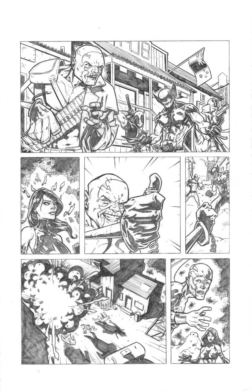 New Mutants 5.1 Pencil Samples