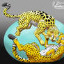 Playing cheetahs
