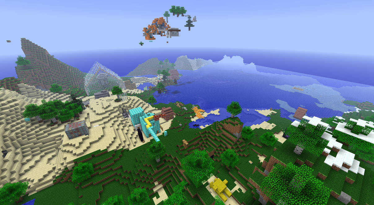My first Minecraft world (11.5 years old now, wow) by CrystalVulpine on ...