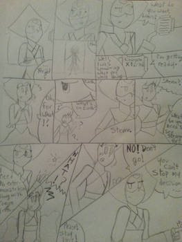 The comic of Lapis and Peridot