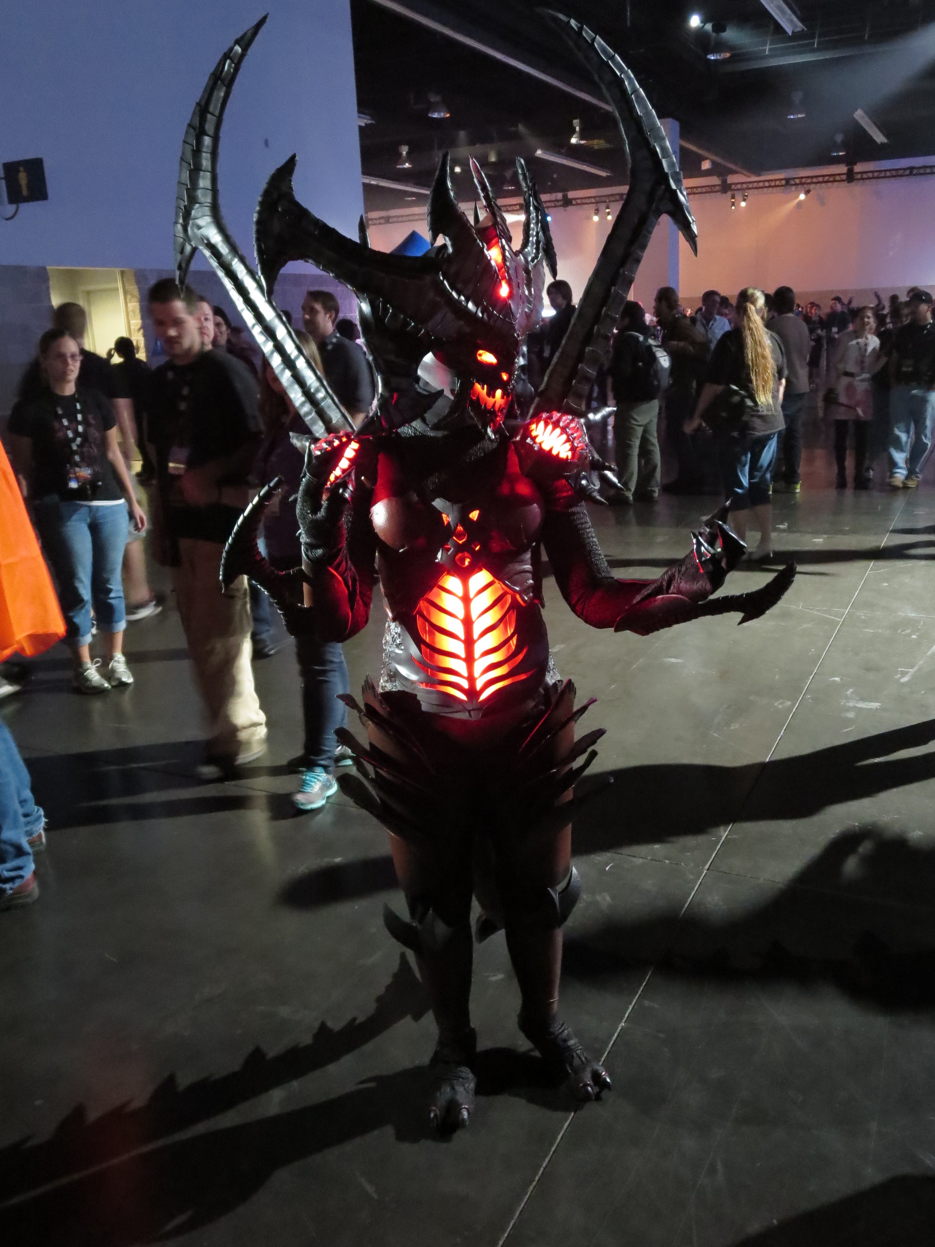 Cosplayers: Diablo, lord of Terror