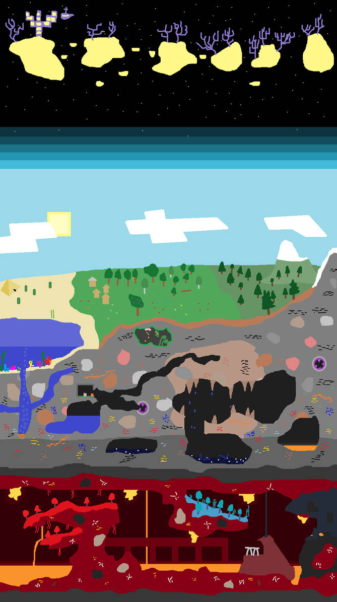 Minecraft World By NooblyWalker On DeviantArt