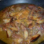 Stewed Red Potatoes and Bacon