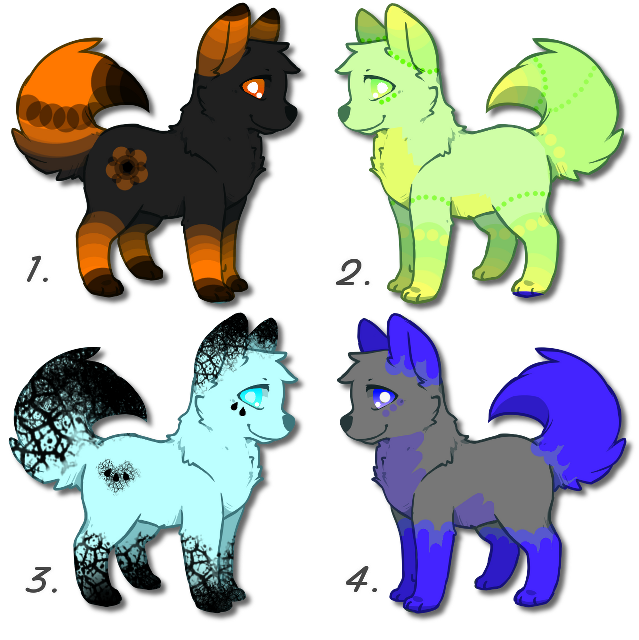 Adorable canine adoptables! Just 10pts each!