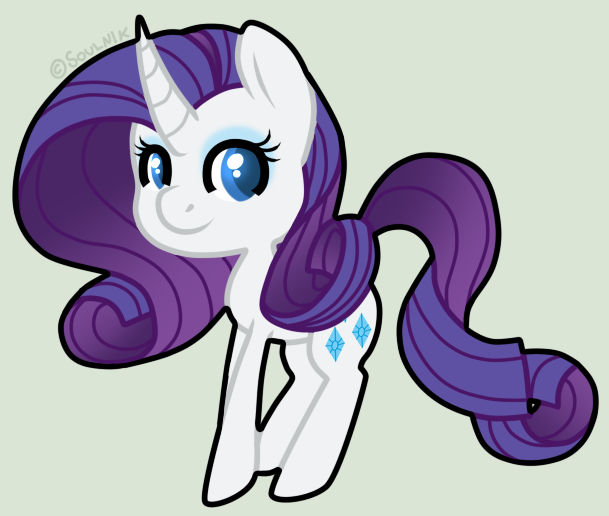Rarity chibi by Soulnik on DeviantArt