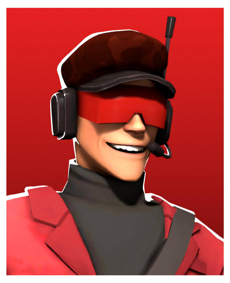 Scout Computer Character Portrait - Classic Scout by AirborneScout on DeviantArt
