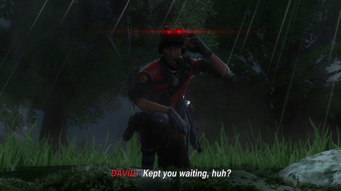 Wait Huh Kept you waiting, huh? by AirborneScout on DeviantArt
