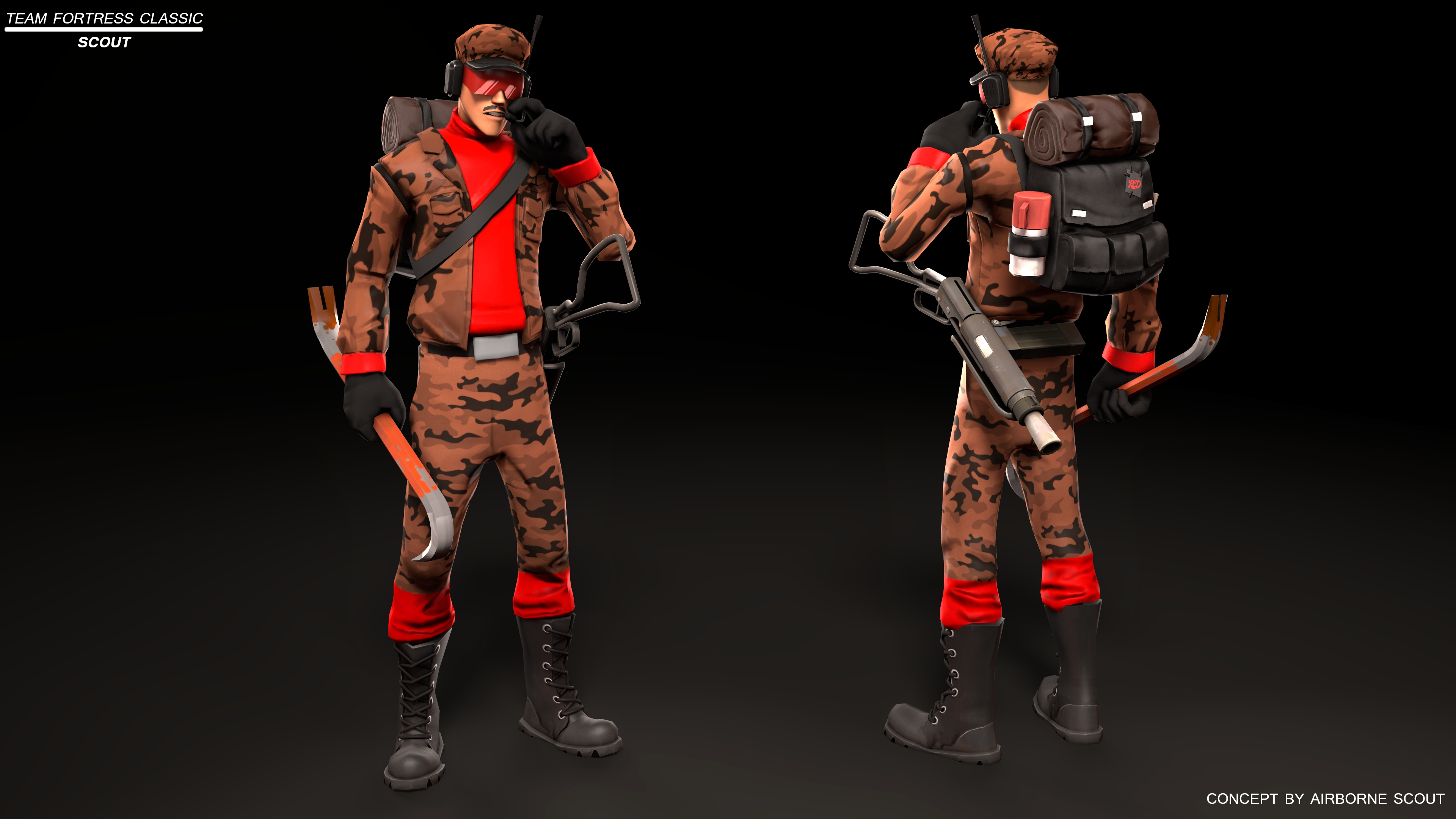Tfc Weapons Concept Art - TFC Scout by AirborneScout on DeviantArt