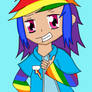 Human RainbowDash