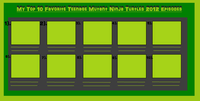 My Top 10 Favorite TMNT 2012 Episodes