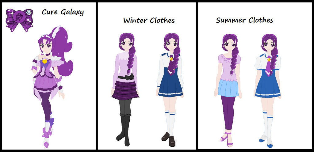 Smile Pretty Cure OC - Cure Galaxy by AmethystQueen25 on DeviantArt