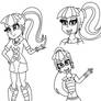 EQG - Sonata Dusk lineart