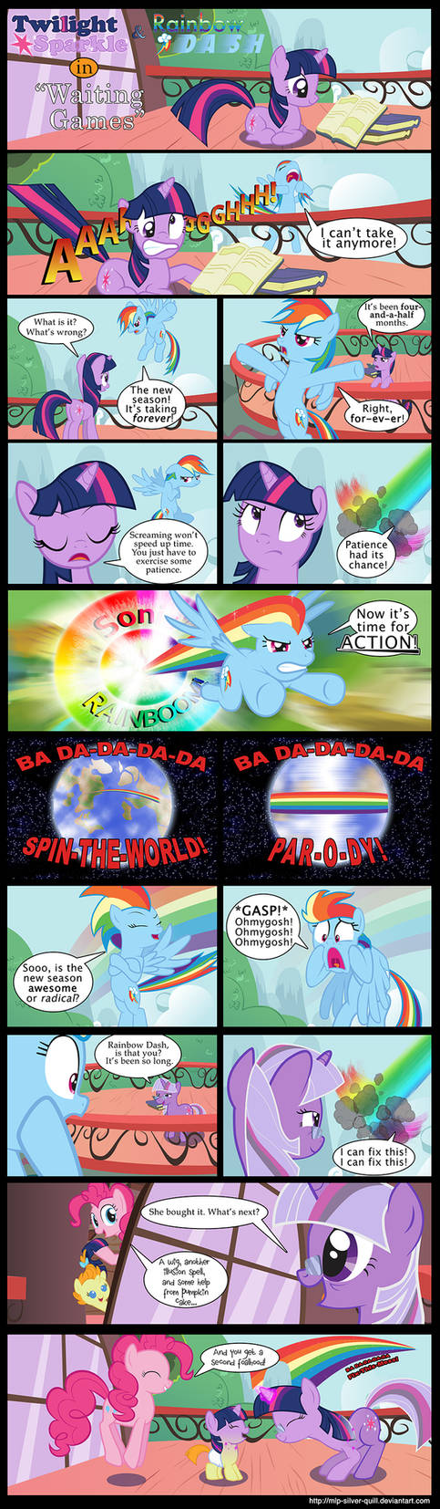 Waiting Games by MLP-Silver-Quill
