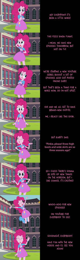 Pinkie Pie Says Goodnight: Out With the Old