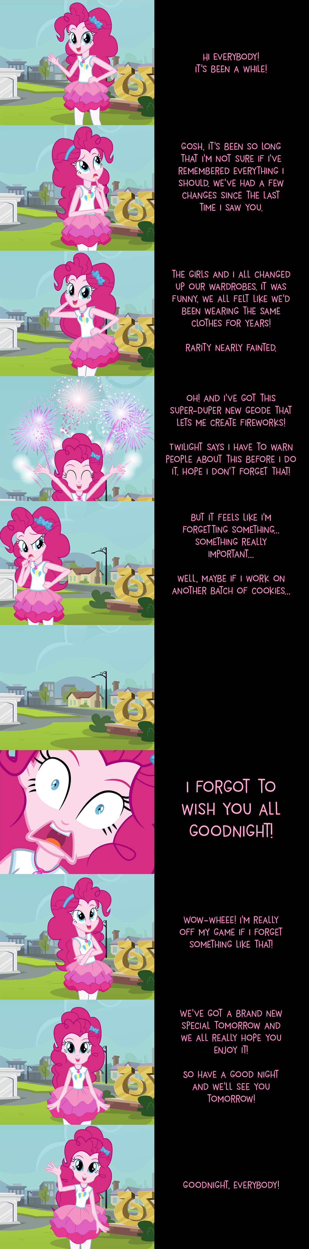 Pinkie Pie Says Goodnight: Forget Me Not