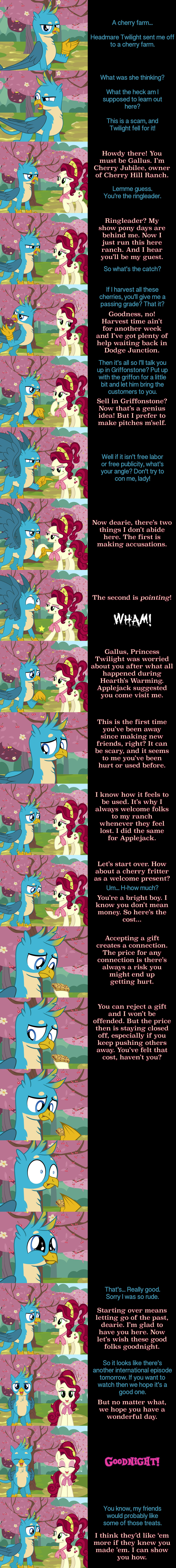 Gallus Says Goodnight by MLP-Silver-Quill