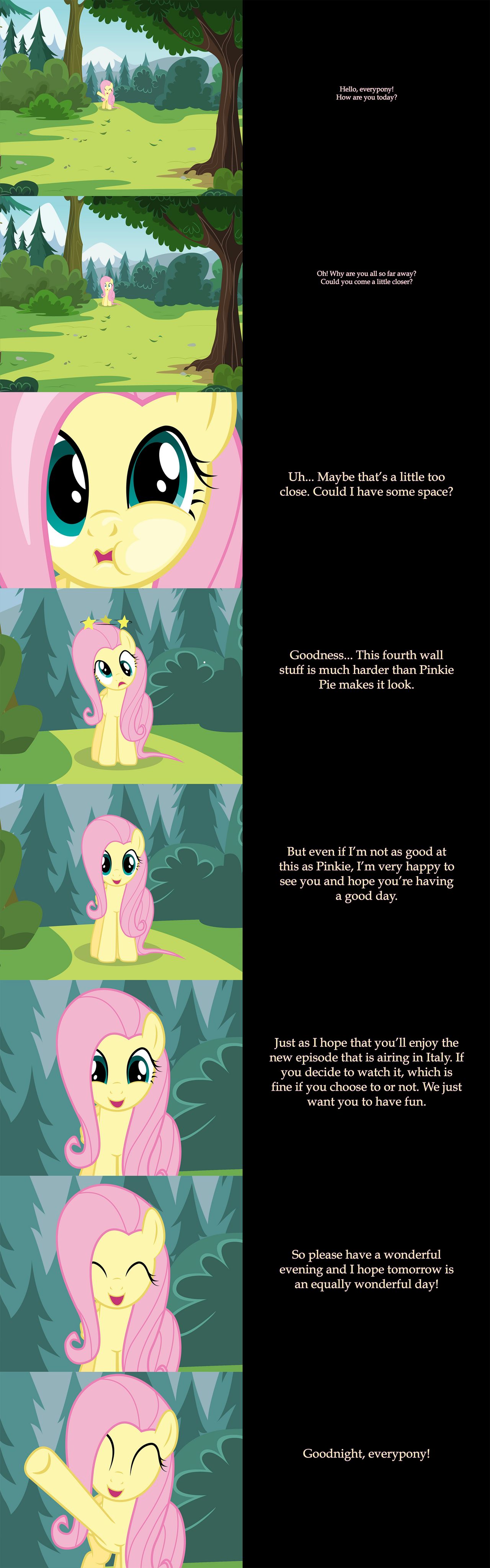 Fluttershy Says Goodnight: 4th Wall