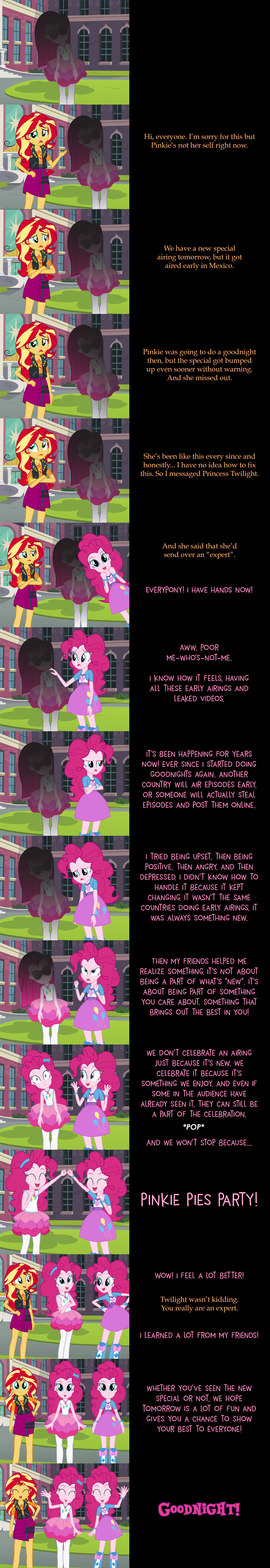 Pinkie Pie Says Goodnight: Old and New