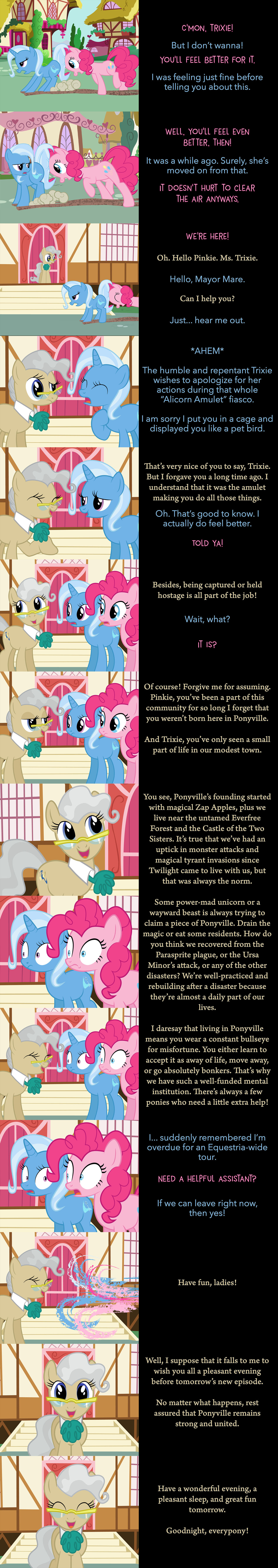 Pinkie Pie Says Goodnight Ponyville Life By MLP Silver Quill On DeviantArt pinkie-pie-says-goodnight-ponyville-life-by-mlp-silver-quill-on-deviantart