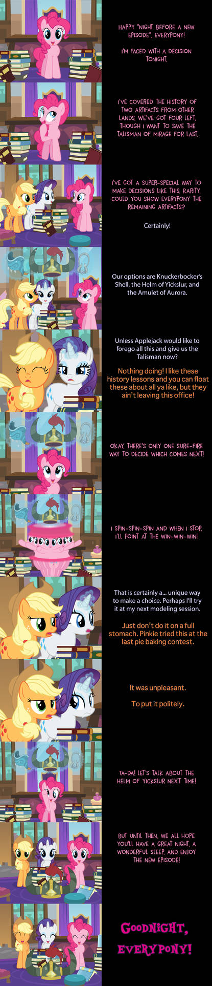 Pinkie Pie Says Goodnight: Decision Time