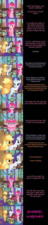 Pinkie Pie Says Goodnight: Decision Time