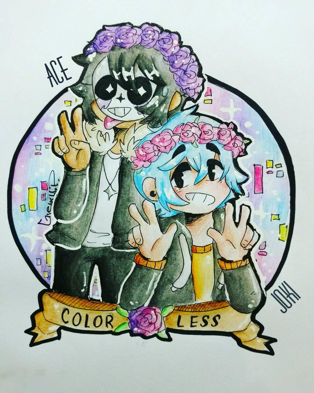 Colorless Webcomic Fanart Joki Ace by Greixsansamasenpai on DeviantArt