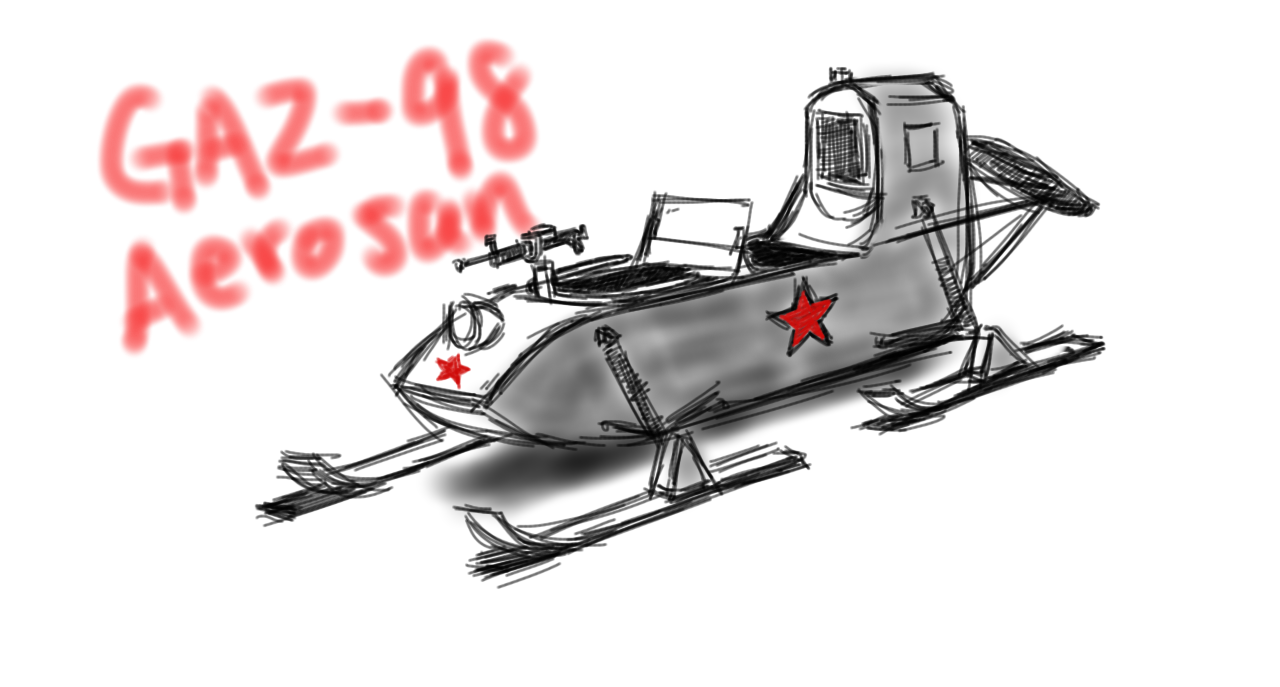 practice: GAZ-98 Aerosan