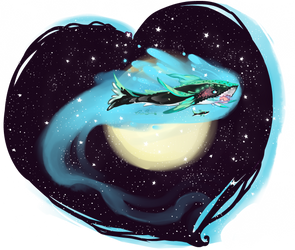 Solar-Powered Space Shark